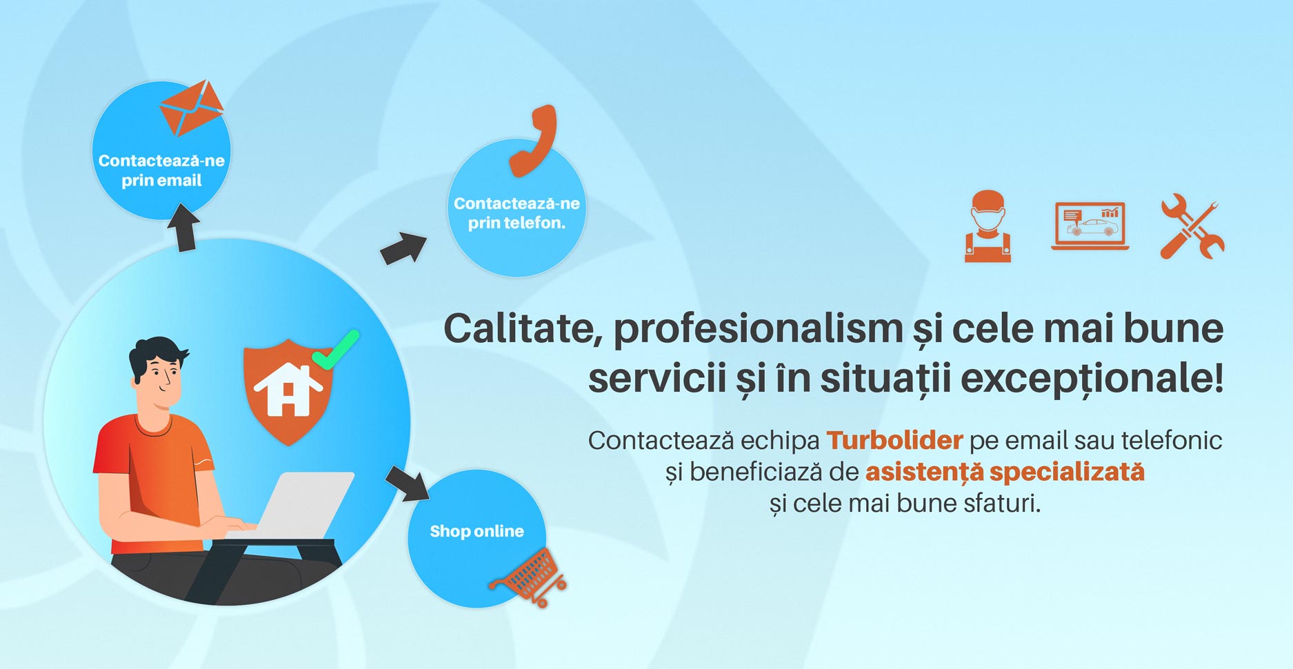 Calitate, profesionalism și cele mai bune servicii și în situații excepționale!